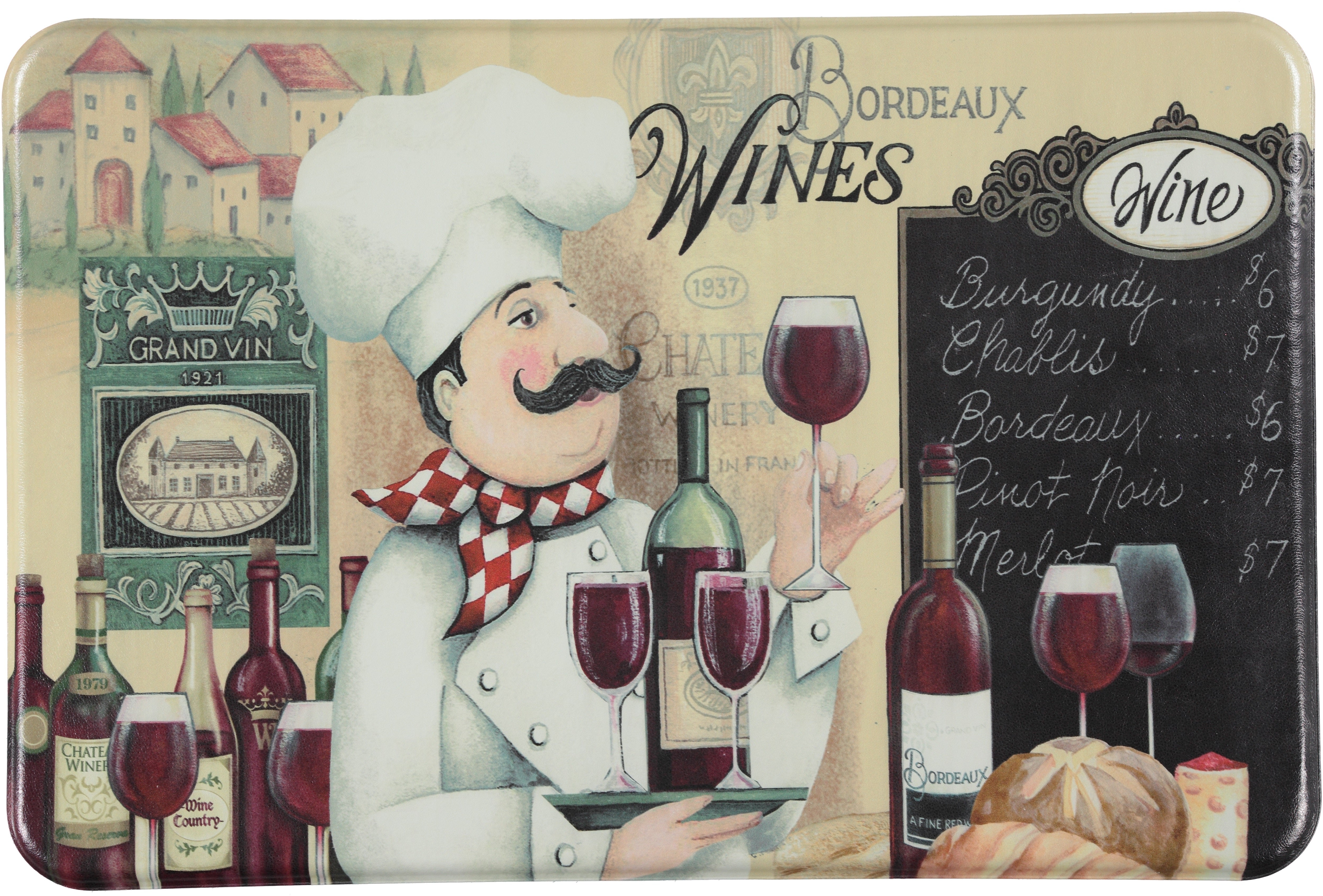 "Vino Chef Antifatigue Kitchen Mats