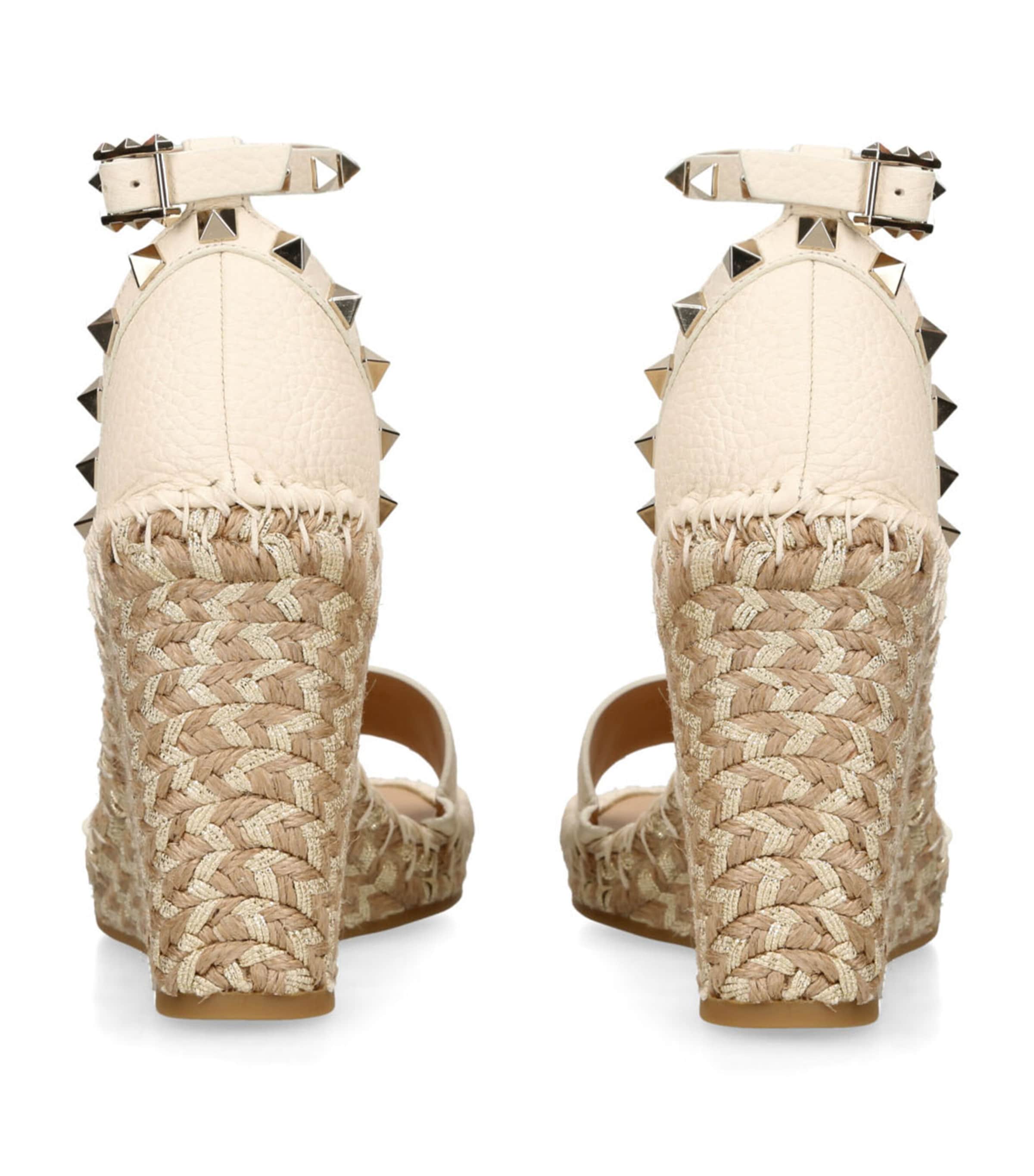 Espadrille Rockstud Wedges 105