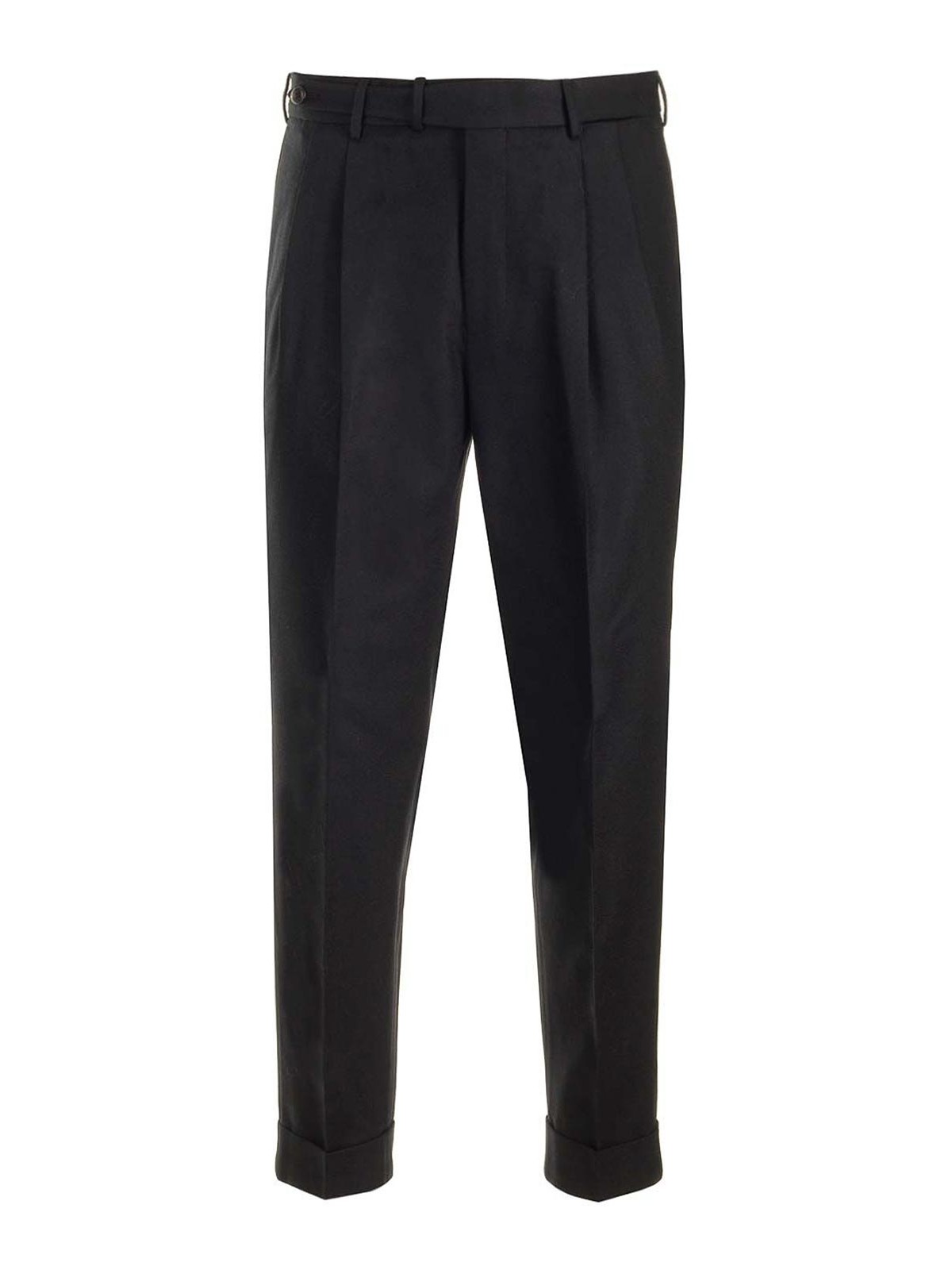 Wool And Cashmere Flannel Trousers