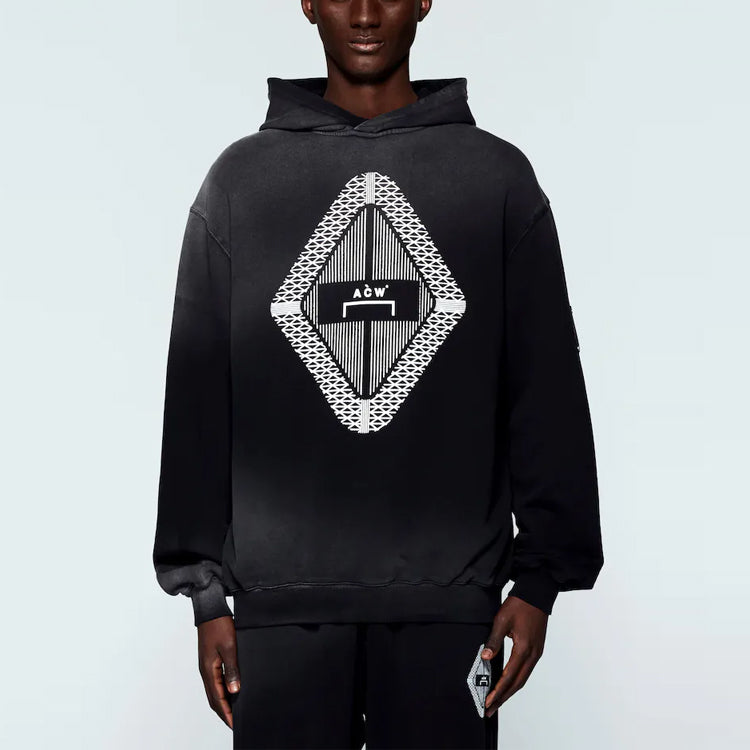 Gradient Popover Hoodie 'Black'