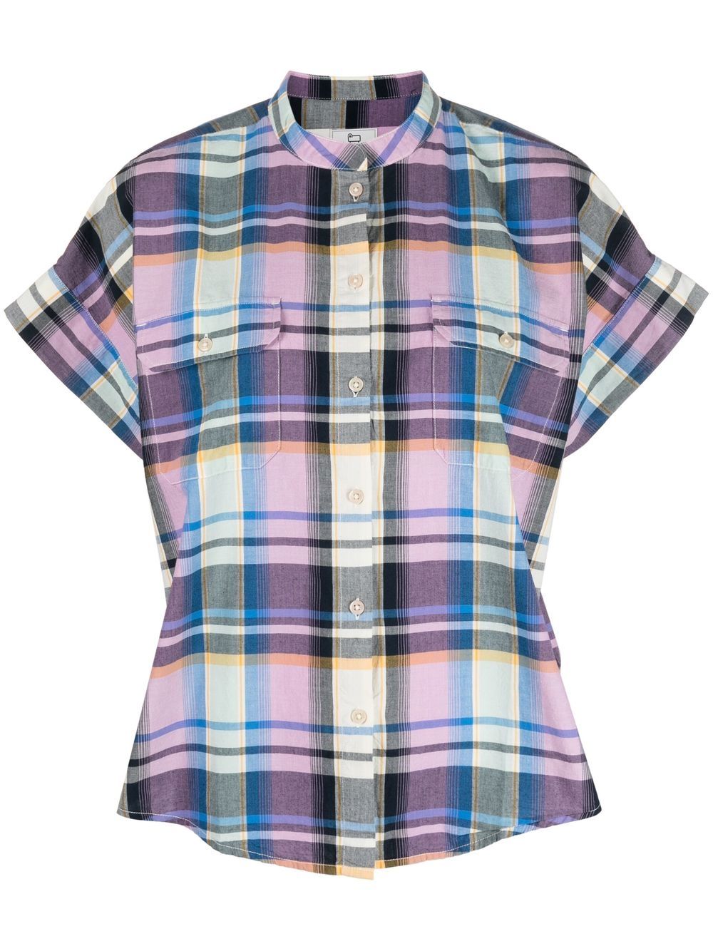 Appalachian plaid-checked cotton shirt - Red