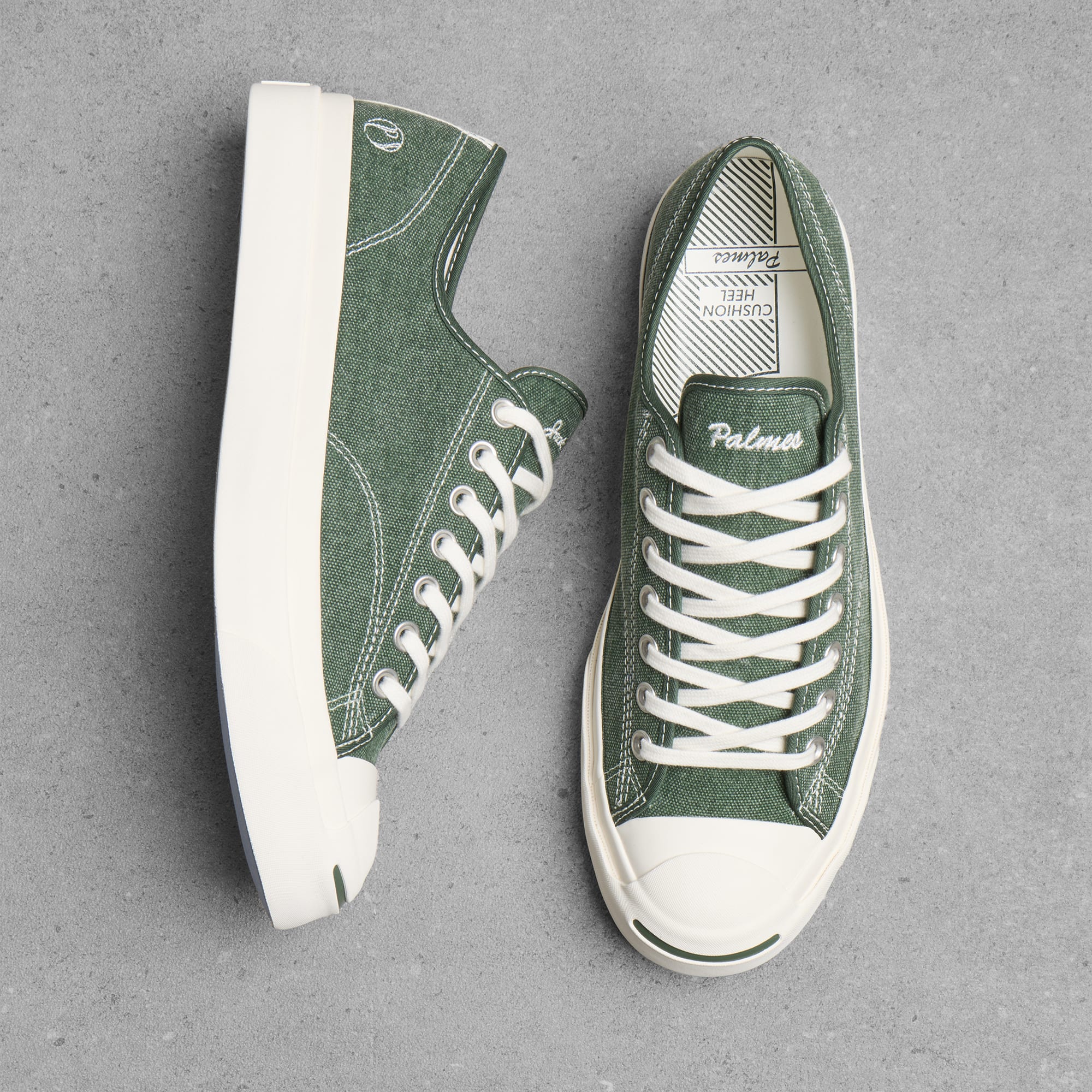 Men's x Palmes Jack Purcell PDM Sneaker in Mountain View/Cloud Dancer
