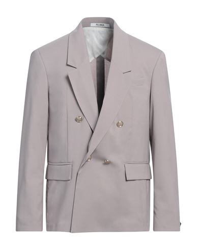 Man Blazer Taupe Size 38 Virgin Wool, Polyester, Elastane