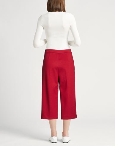 Woman Pants Brick Size 4 Wool, Lyocell, Polyamide, Elastane, Polyester