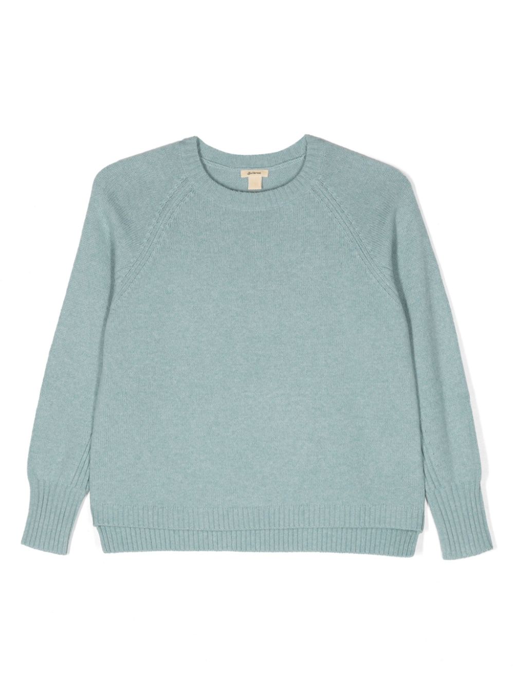 Crew-neck long-sleeve jumper - Blue
