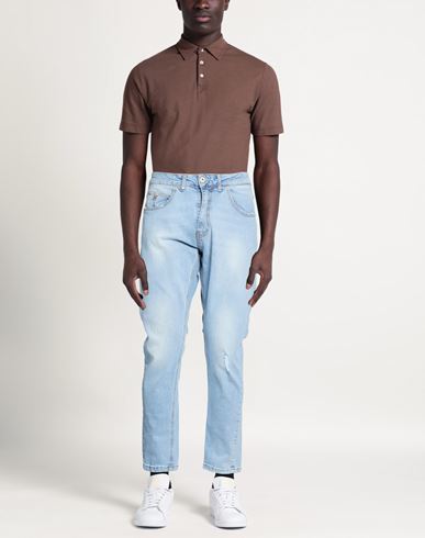 Bl.11 Block Eleven Man Jeans Blue Size 30 Cotton, Elastane