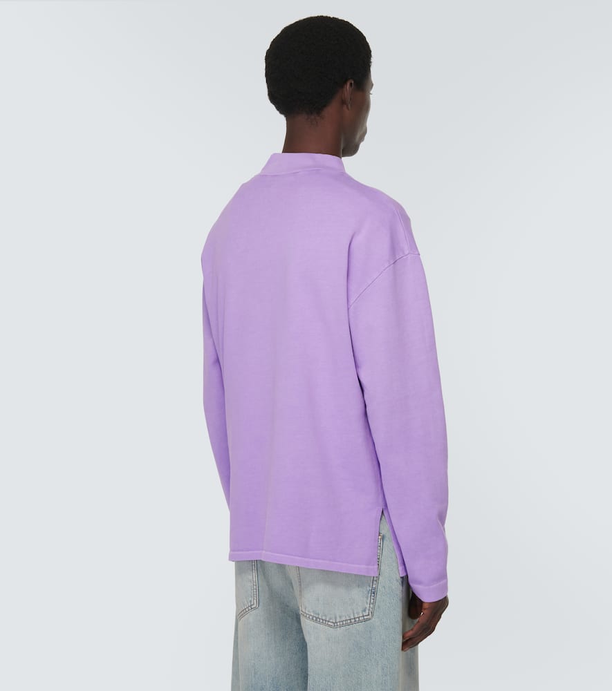 Appliqué cotton jersey sweatshirt