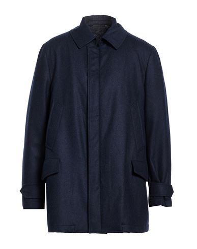Man Coat Navy Size 40 Virgin Wool