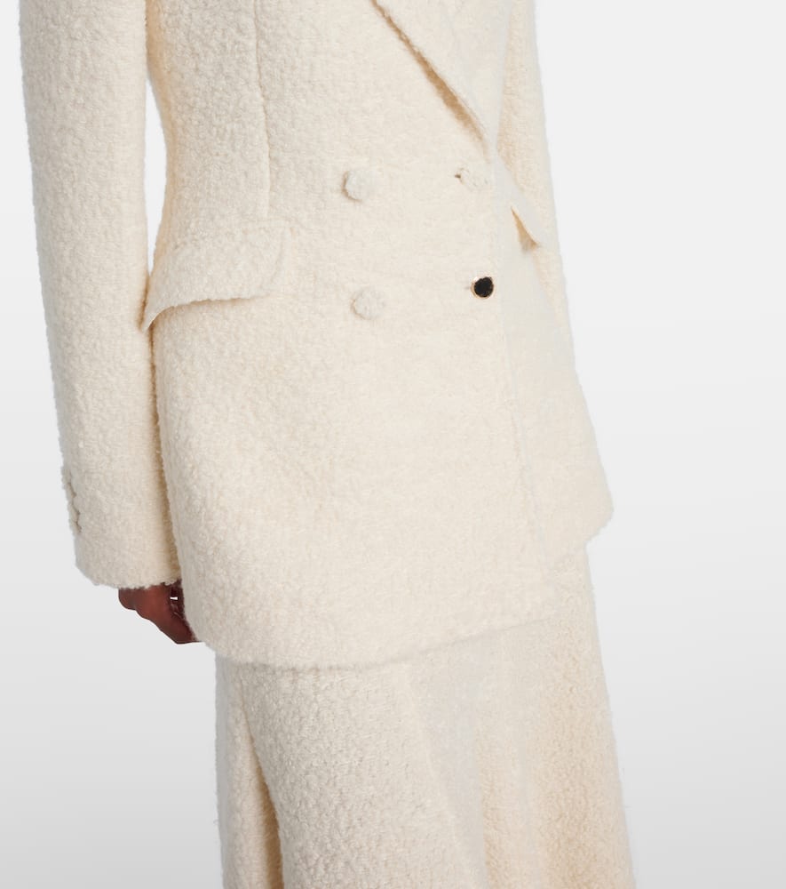 Stephanie cashmere and wool-blend blazer