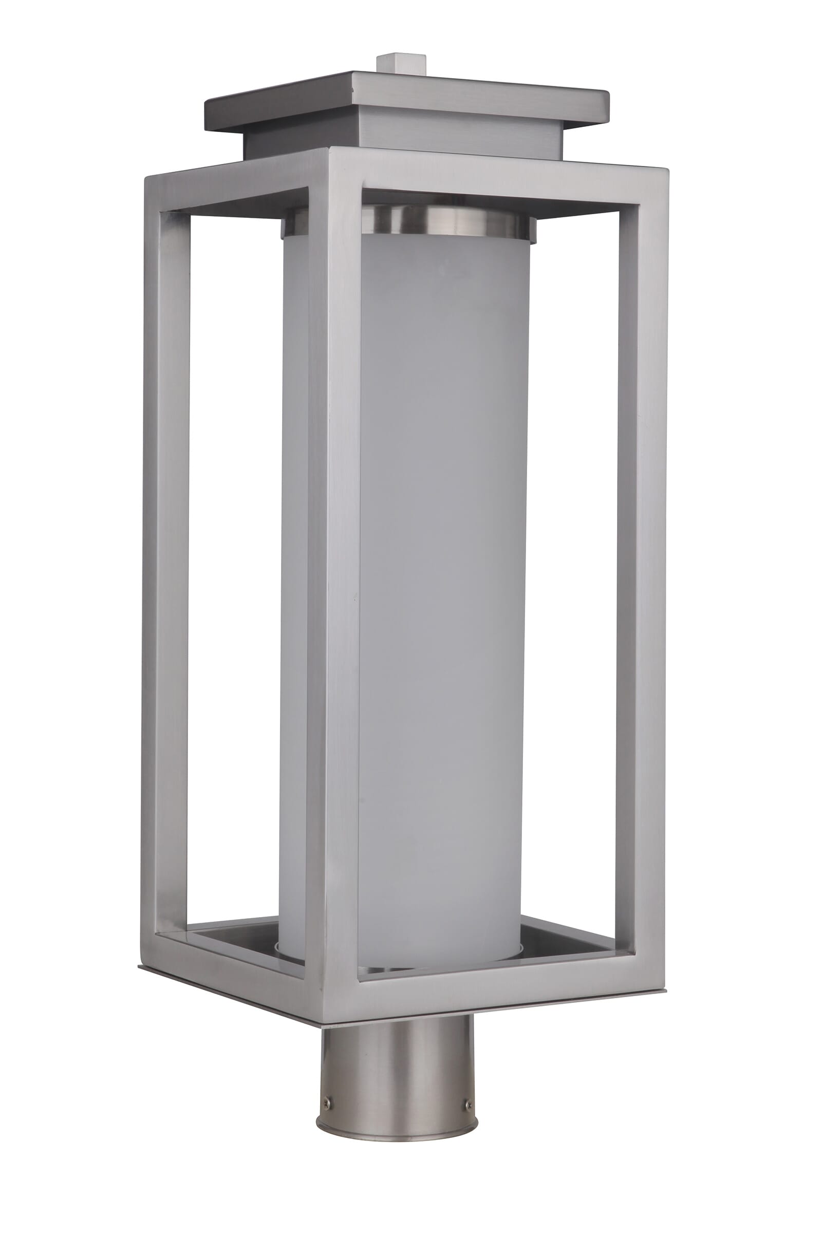 Stainless Steel LED Post Mount from the Vailridge Collection