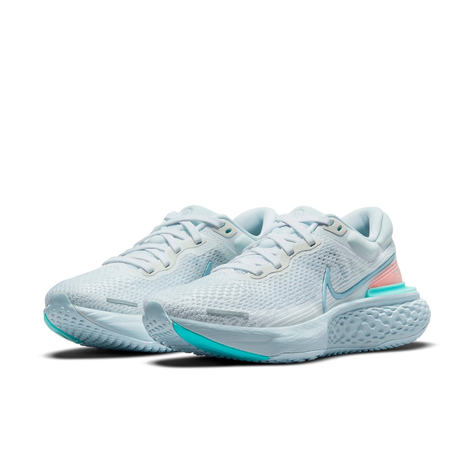 (WMNS) ZoomX Invincible Run Flyknit 'White Dynamic Turquoise'