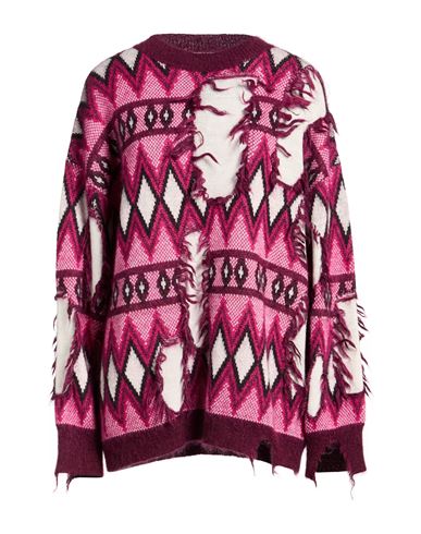 Woman Sweater Mauve Size 2 Wool, Mohair wool, Polyamide, Acetate