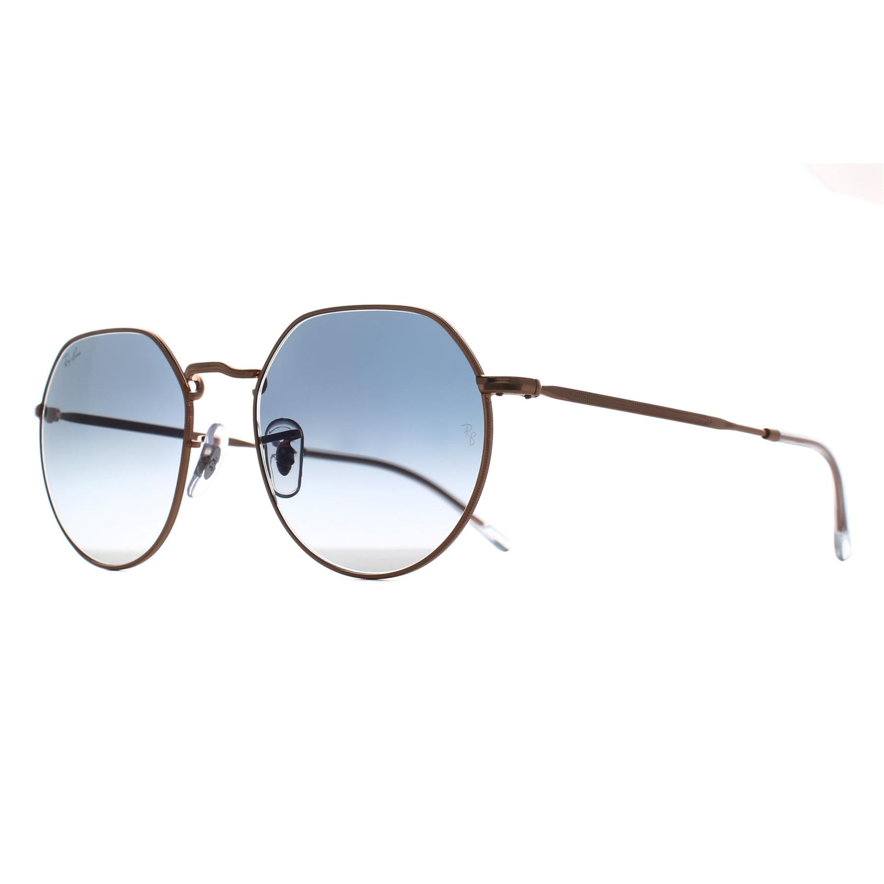 Ray-Ban Round Rose Gold Blue Gradient RB3565 Jack