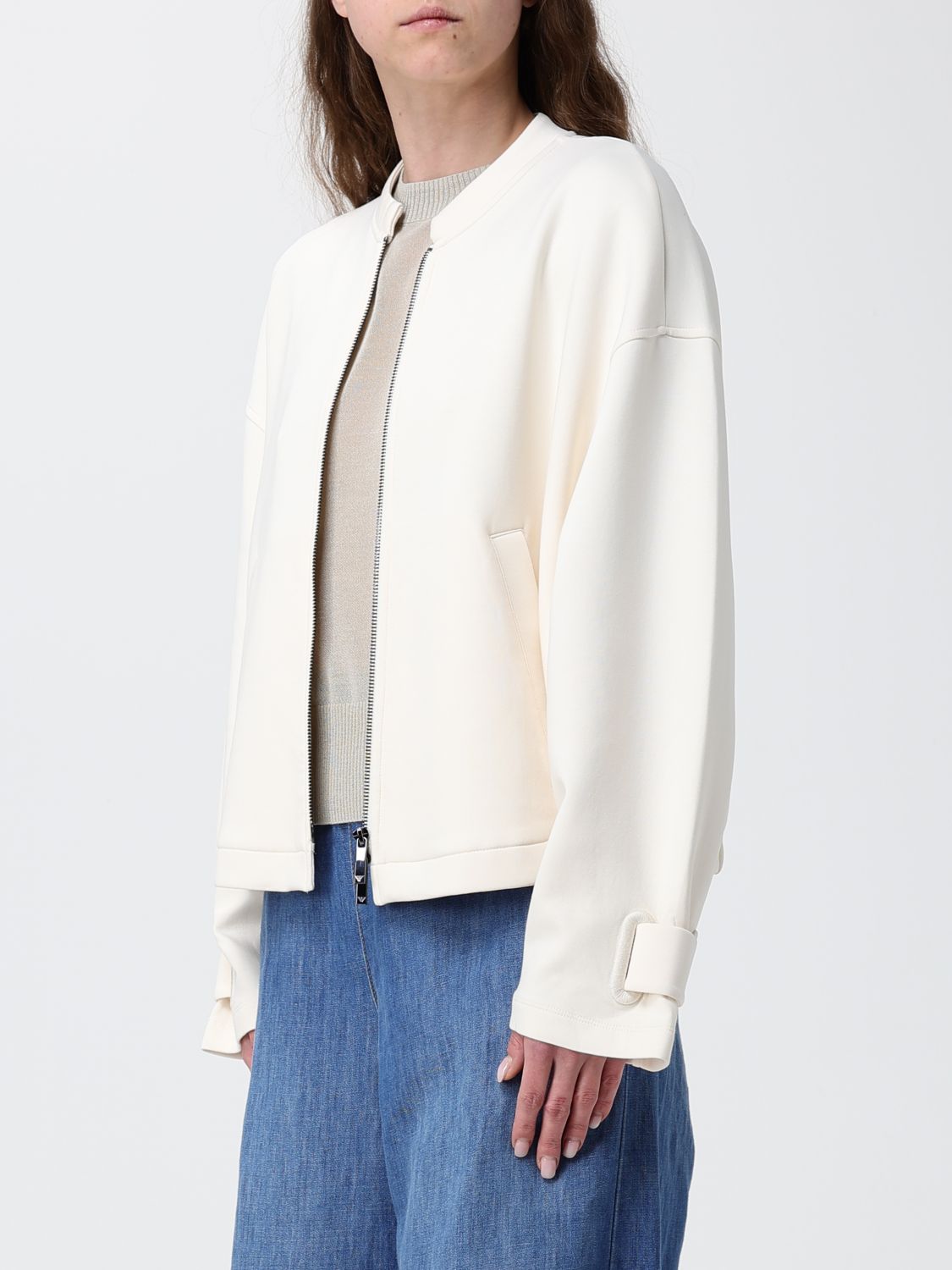 Jacket Woman color Cream