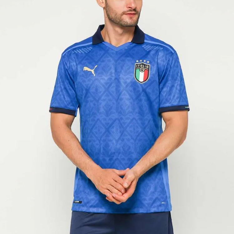 Italy Home Match Shirt 2020 2021 'Blue'