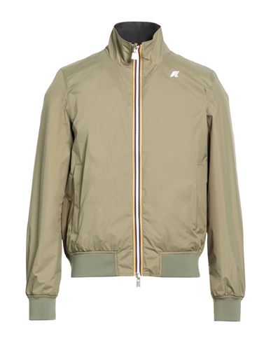 Man Jacket Military green Size L Recycled nylon