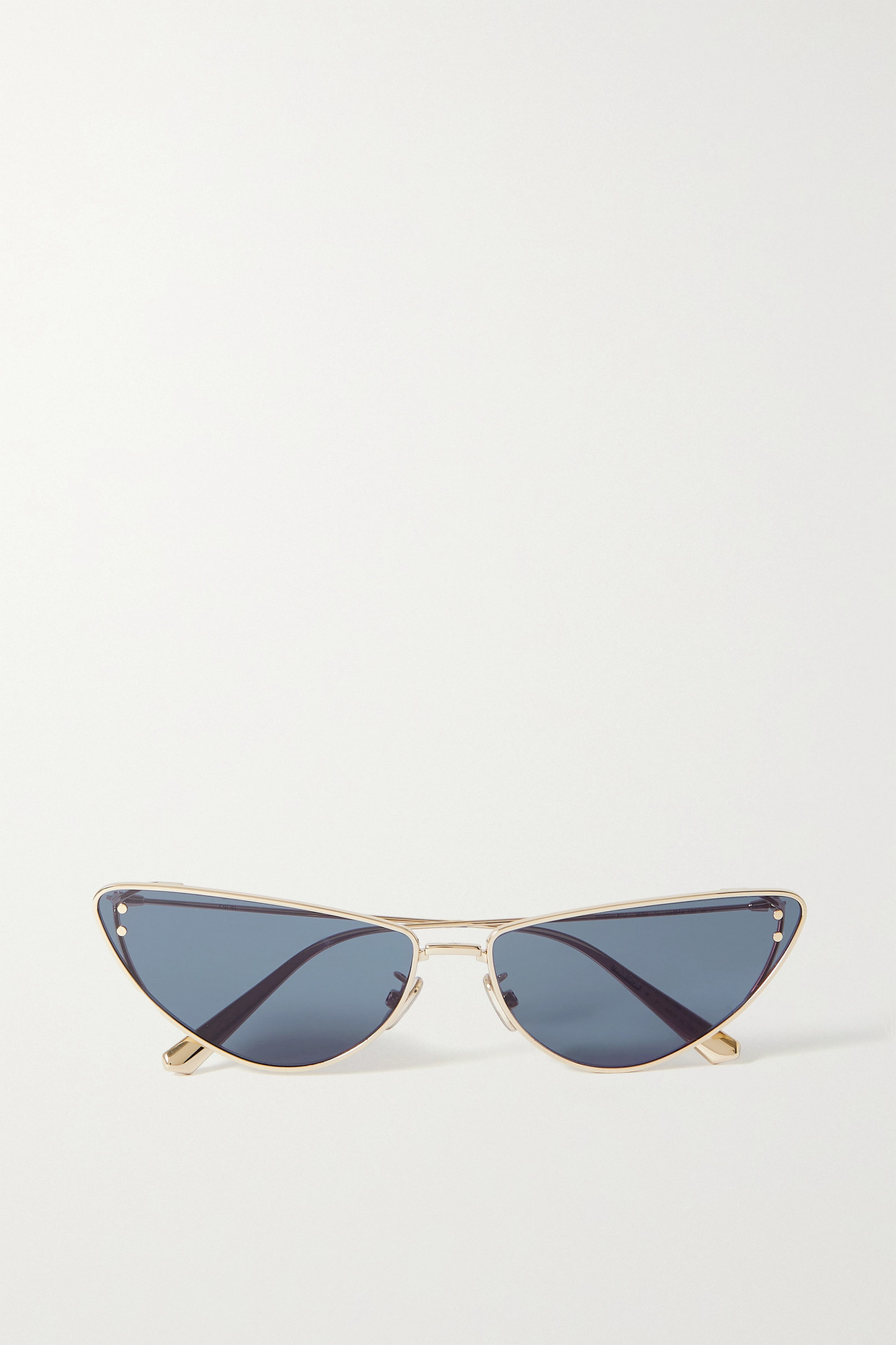 Missdior B1u Cat-eye Gold-tone Sunglasses