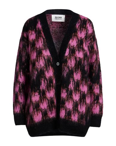 Woman Cardigan Pink Size S Acrylic, Nylon, Mohair wool, Wool