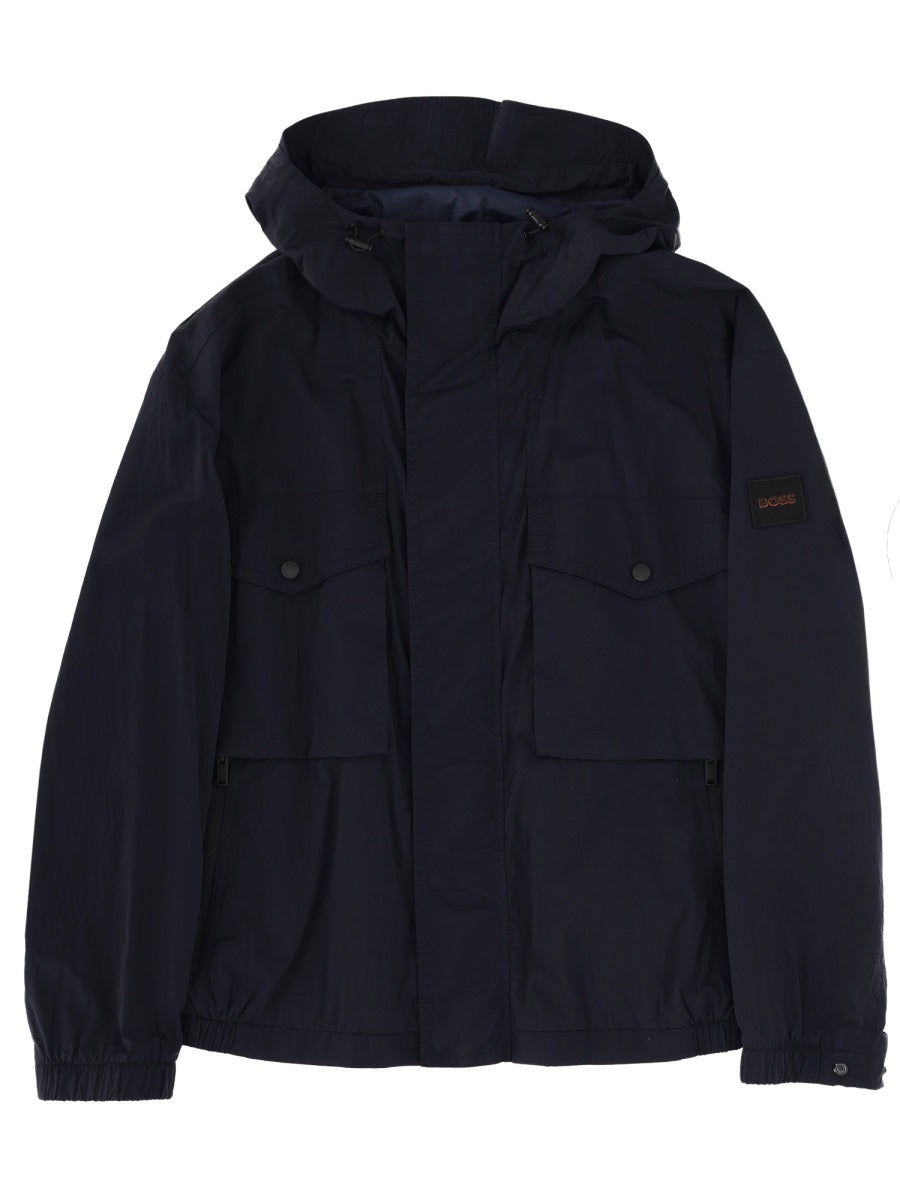 Water-repellent Jacket with Hood Visor