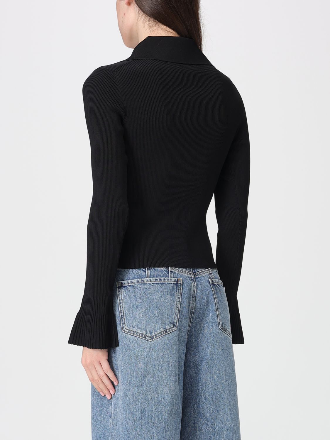Top Woman color Black