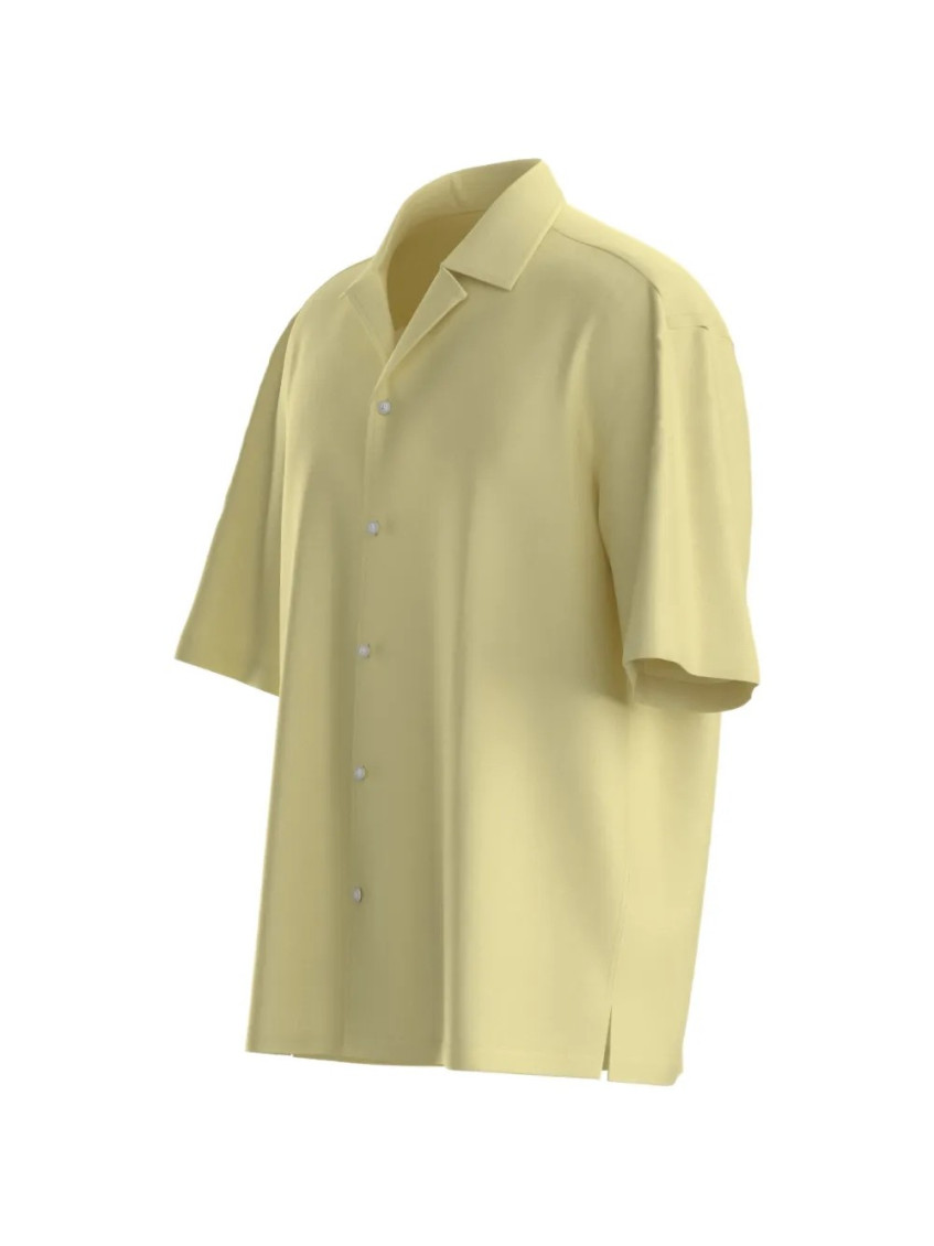 Beige Relaxed Solid Shirt
