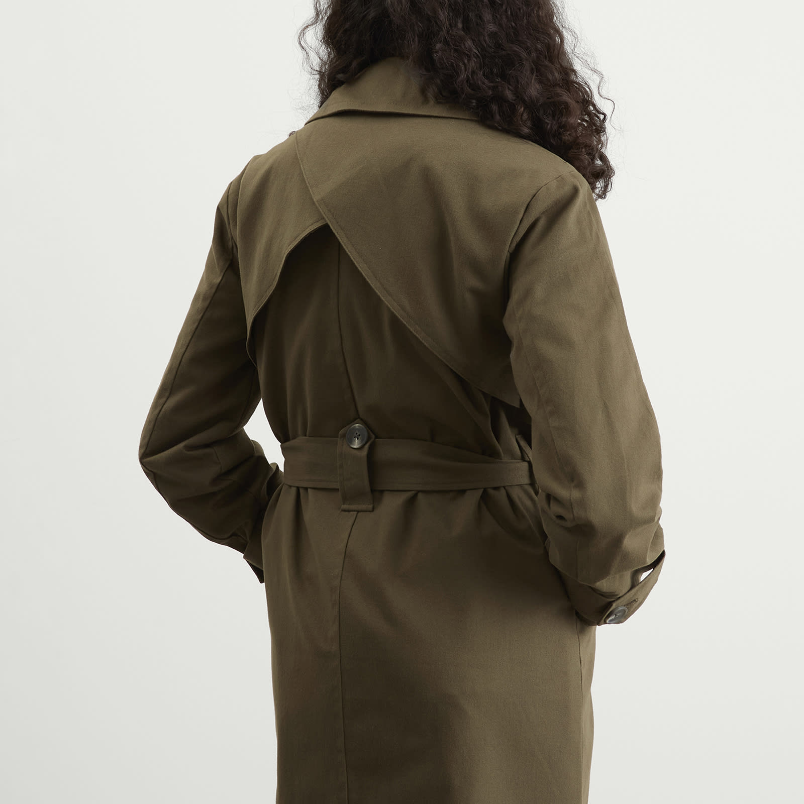 Women's Tabi Trench Coat Khaki