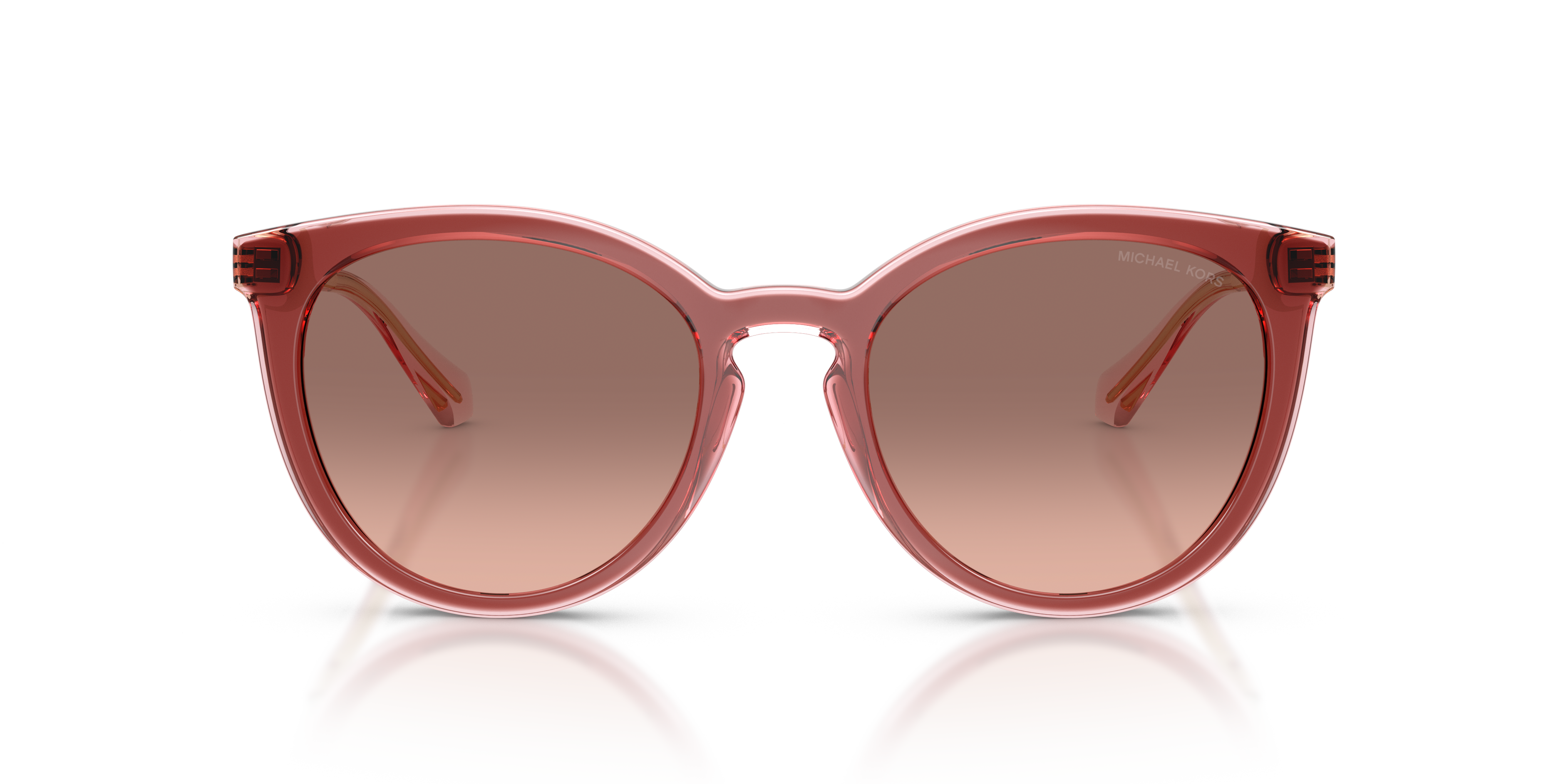Michael Kors Vrouw Michael Kors MK2274U TARIFA 391313 Zonnebrillen Geïnjecteerd Bruin Bruin Rotonde Normaa