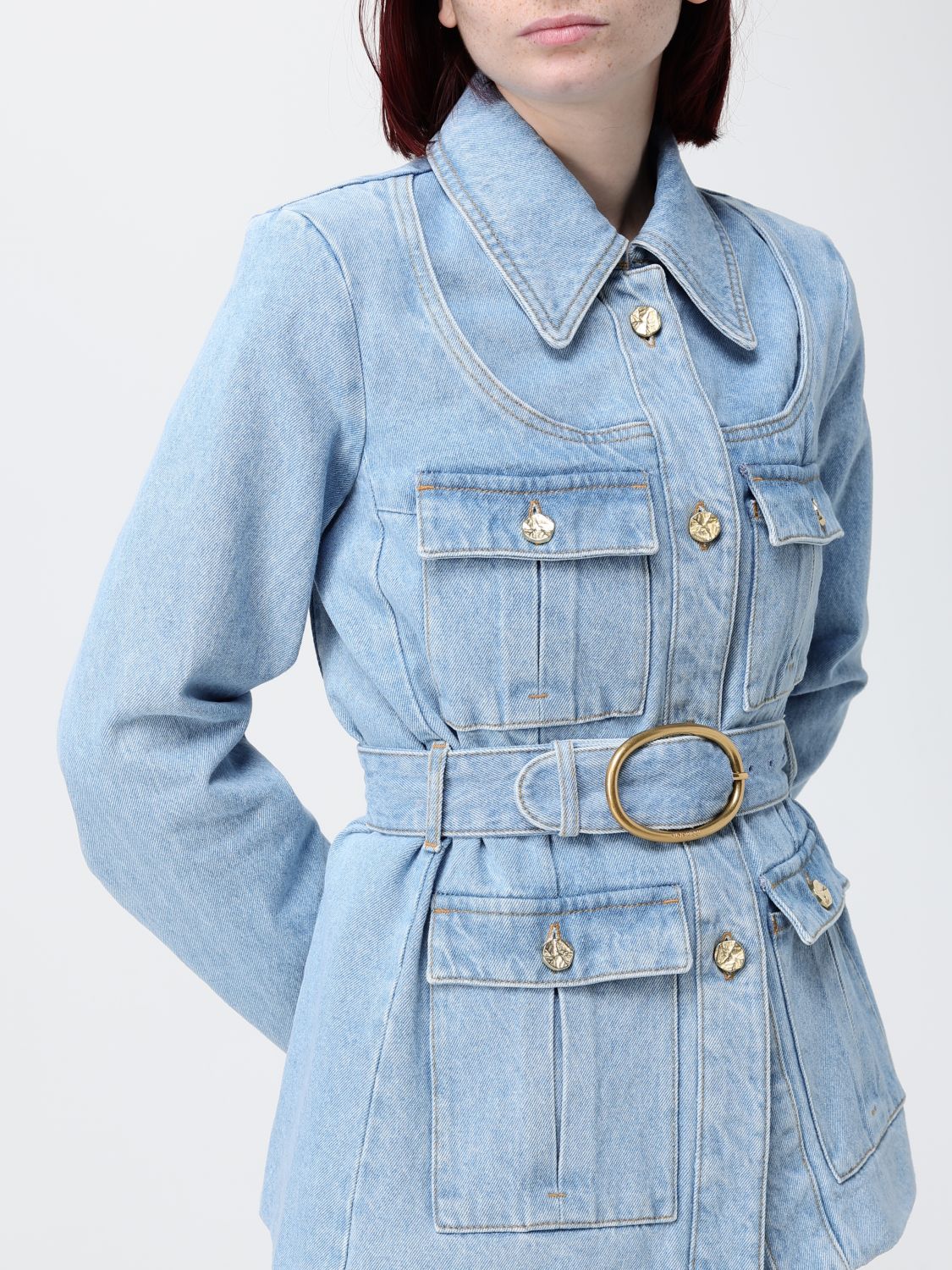 Jacket Woman color Denim
