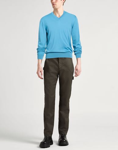 Resort Man Sweater Light blue Size 40 Virgin Wool