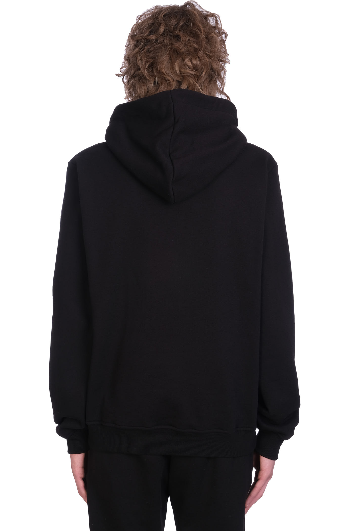 Logo-print drawstring hoodie