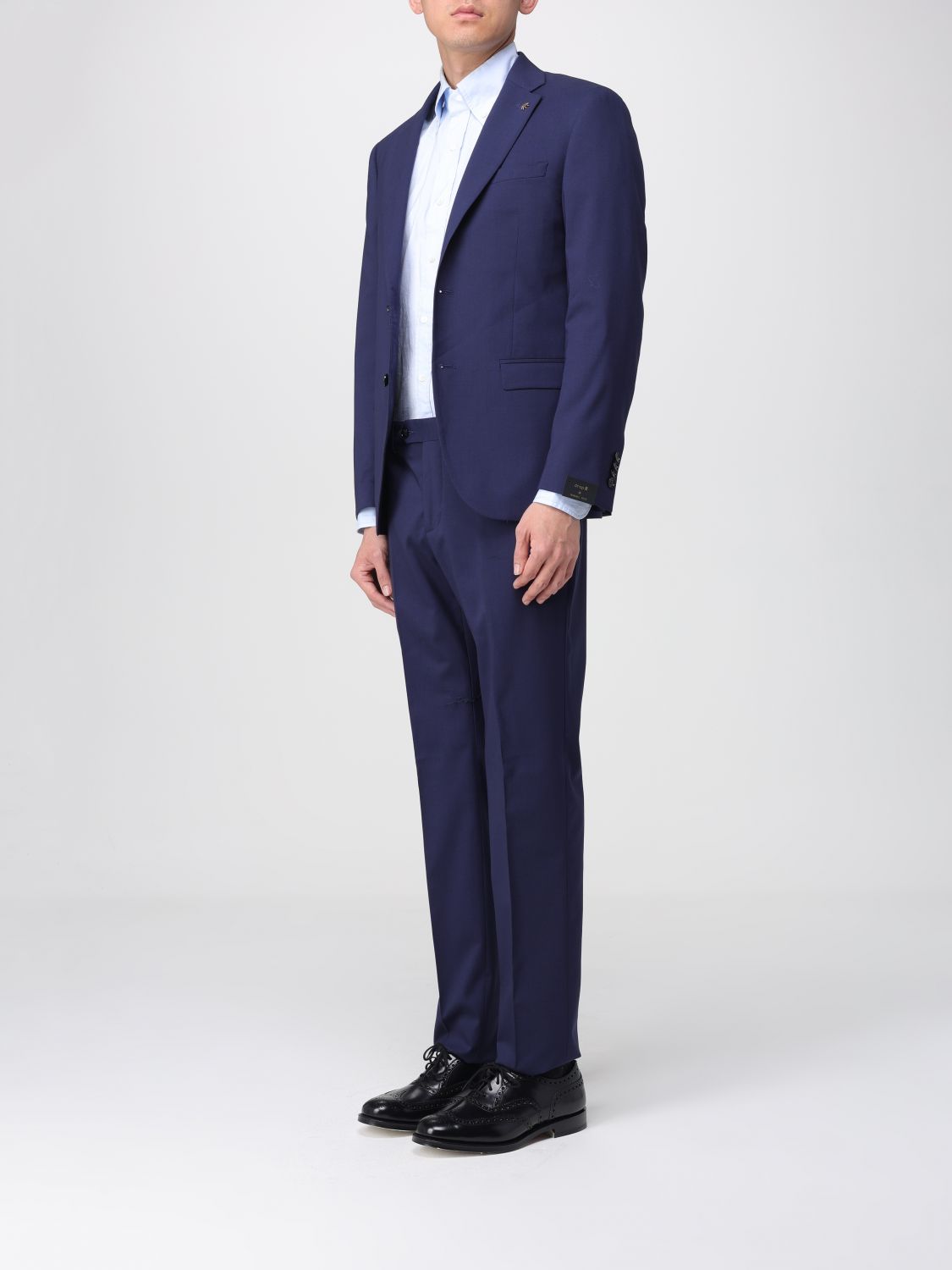 Suit Men color Blue