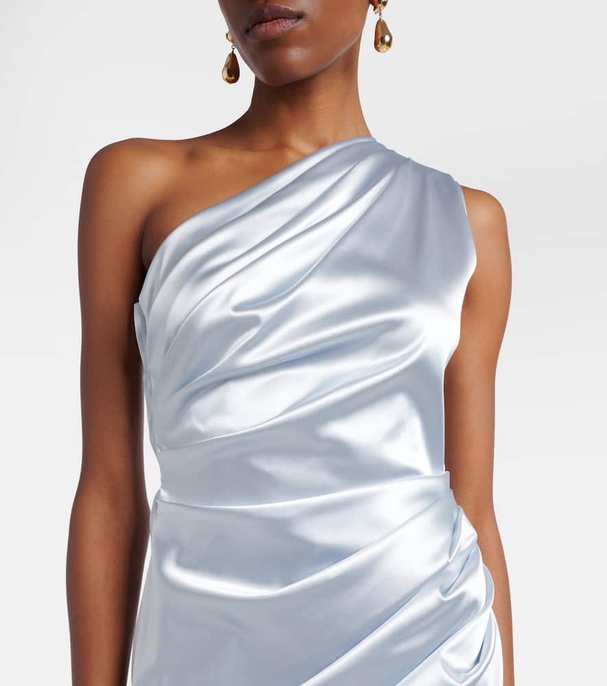 Satin midi dress