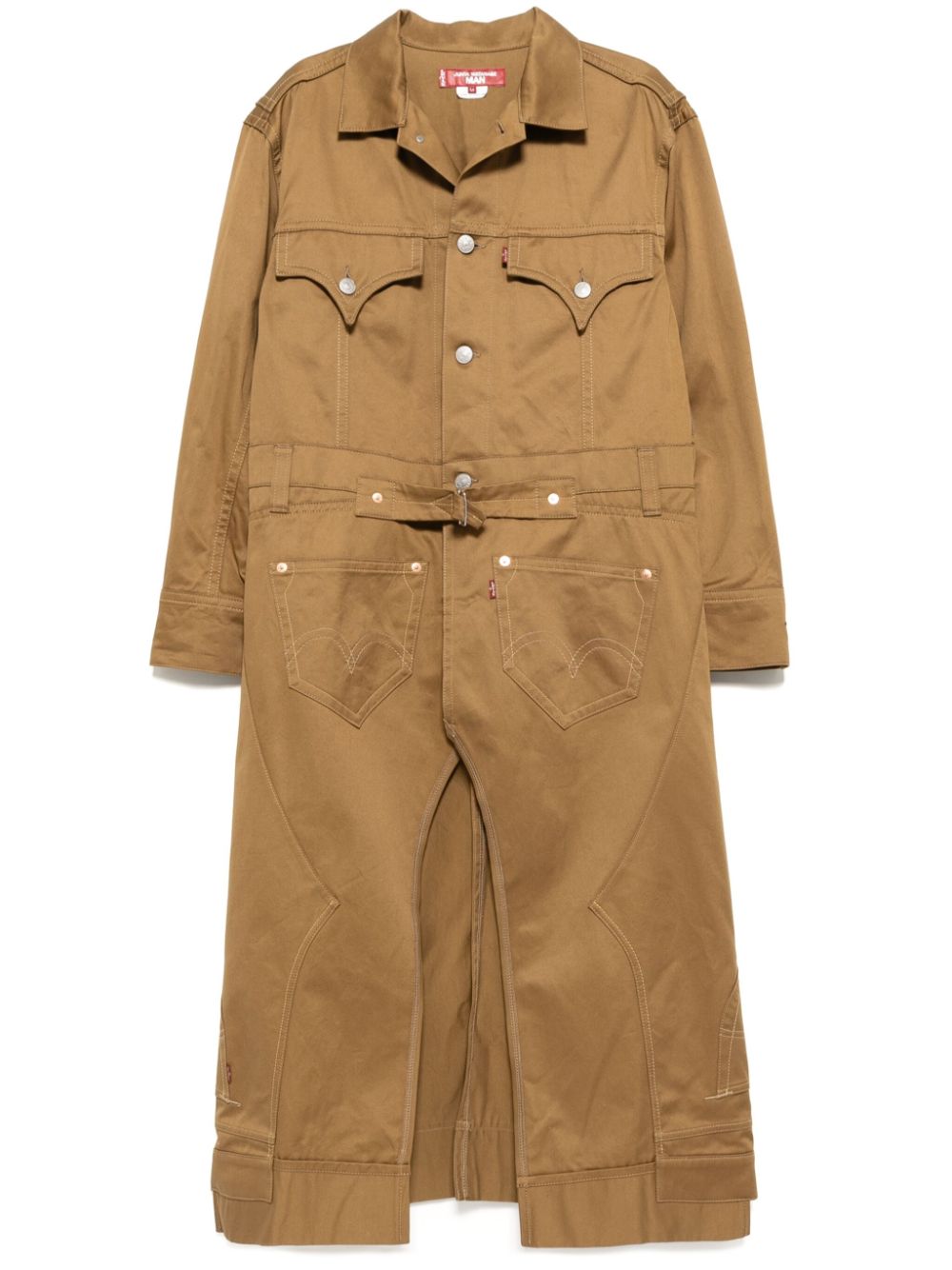 X Levi's belted coat - Brown
