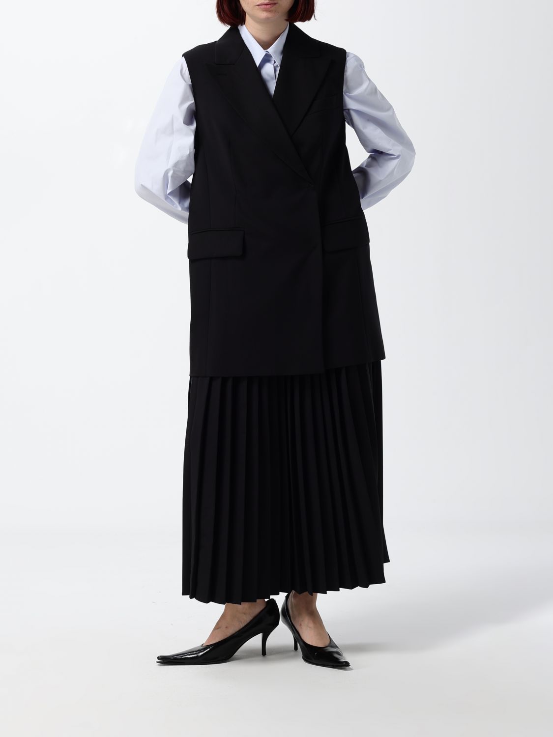 Waistcoat Woman color Black