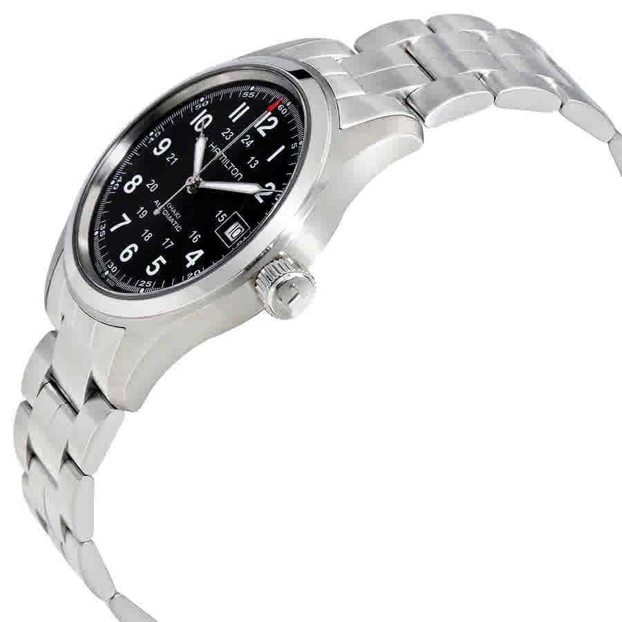 Khaki Field Automatic Black Dial Mens Watch H70455133