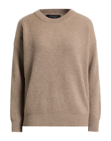 Woman Sweater Sand Size 10 Cashmere