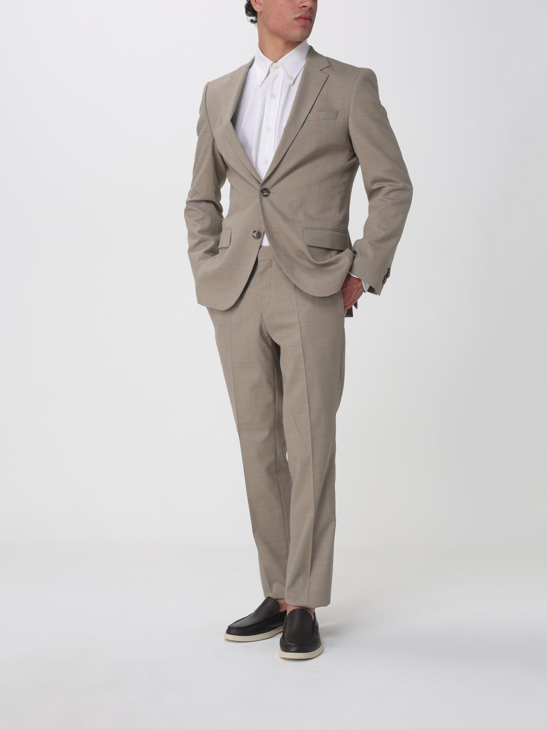 Suit Men color Beige