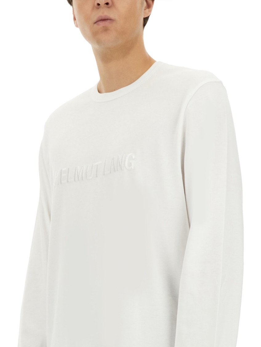 Logo-embroidered Long-sleeved T-shirt