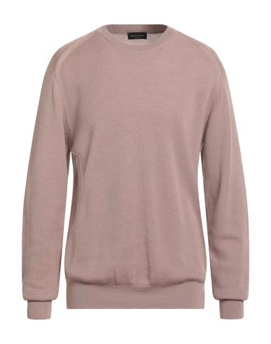 Man Sweater Light brown Size 42 Merino Wool