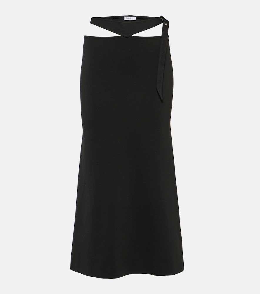 Cutout midi skirt