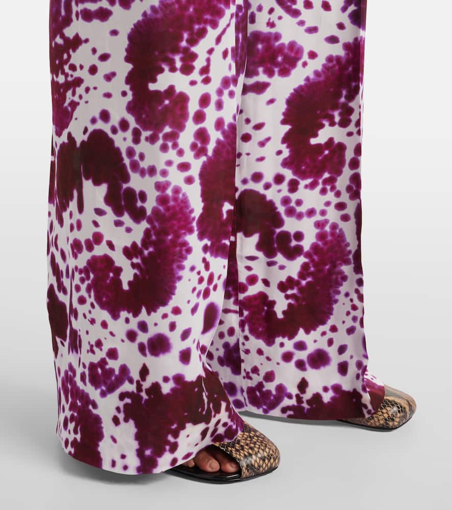 Crêpe straight pants