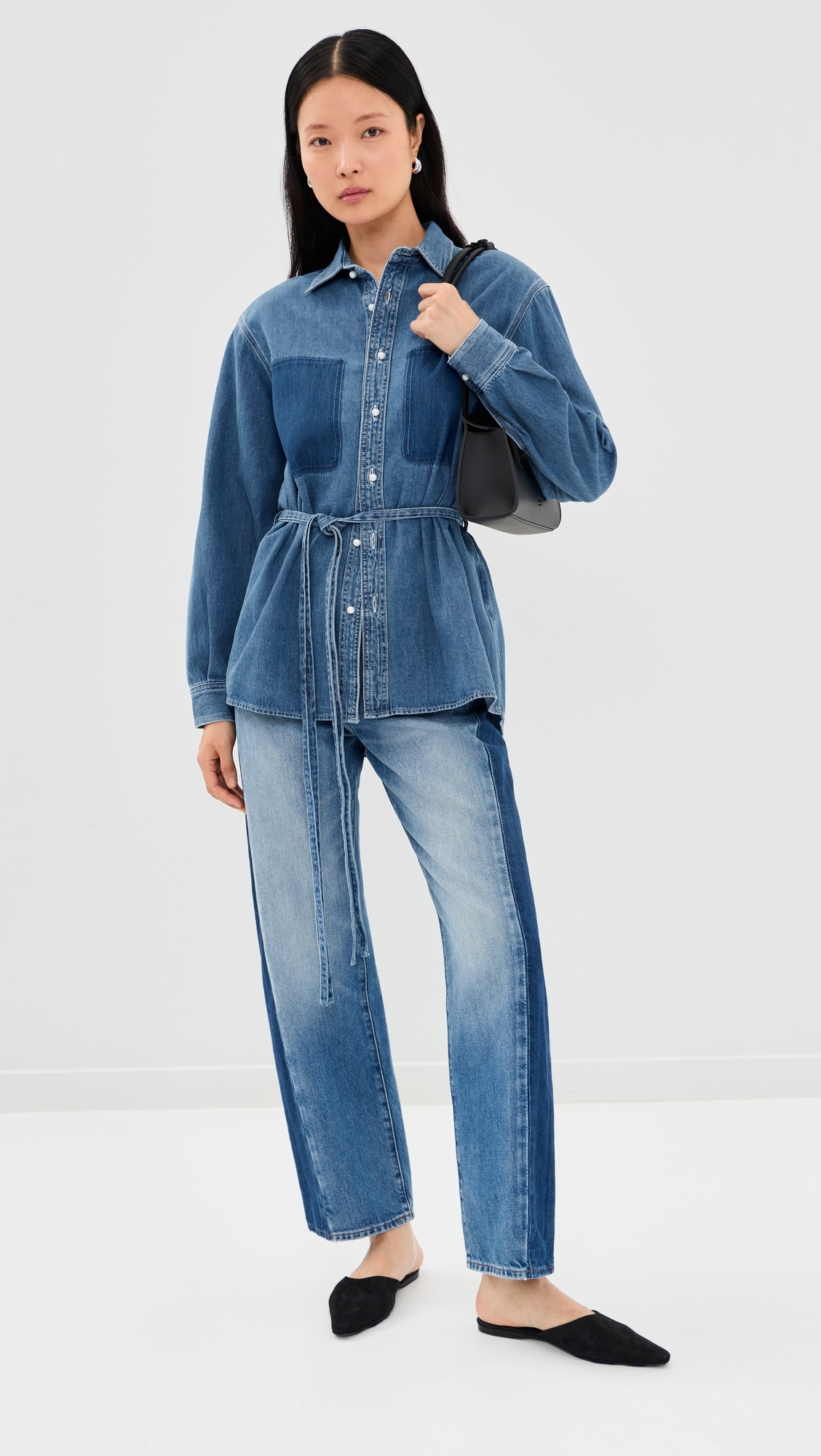 Lee Men's Denim Shirt Blue Denim