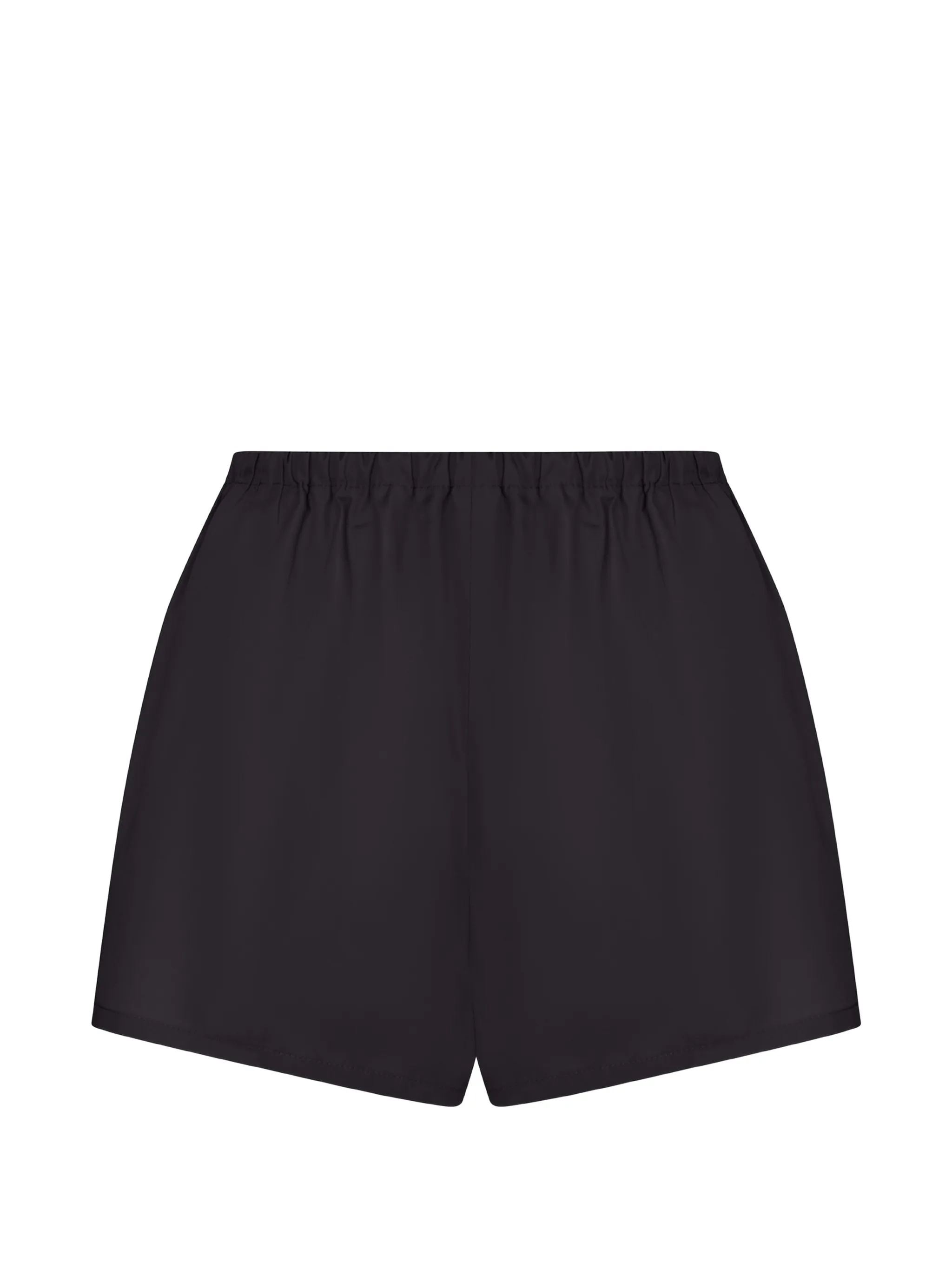 Shorts Popeline Black - Women