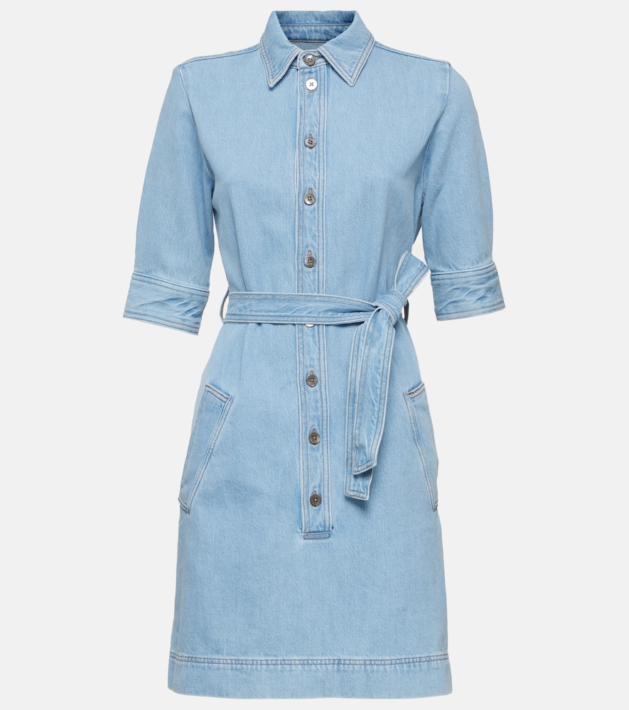 Denim shirt dress