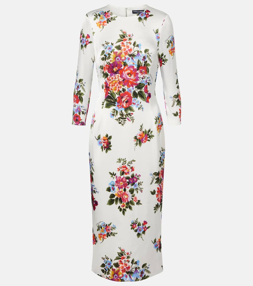 Floral midi dress