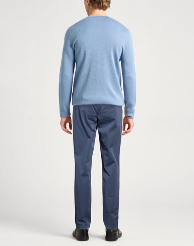 Man Pants Navy Size 30 Cotton, Elastane