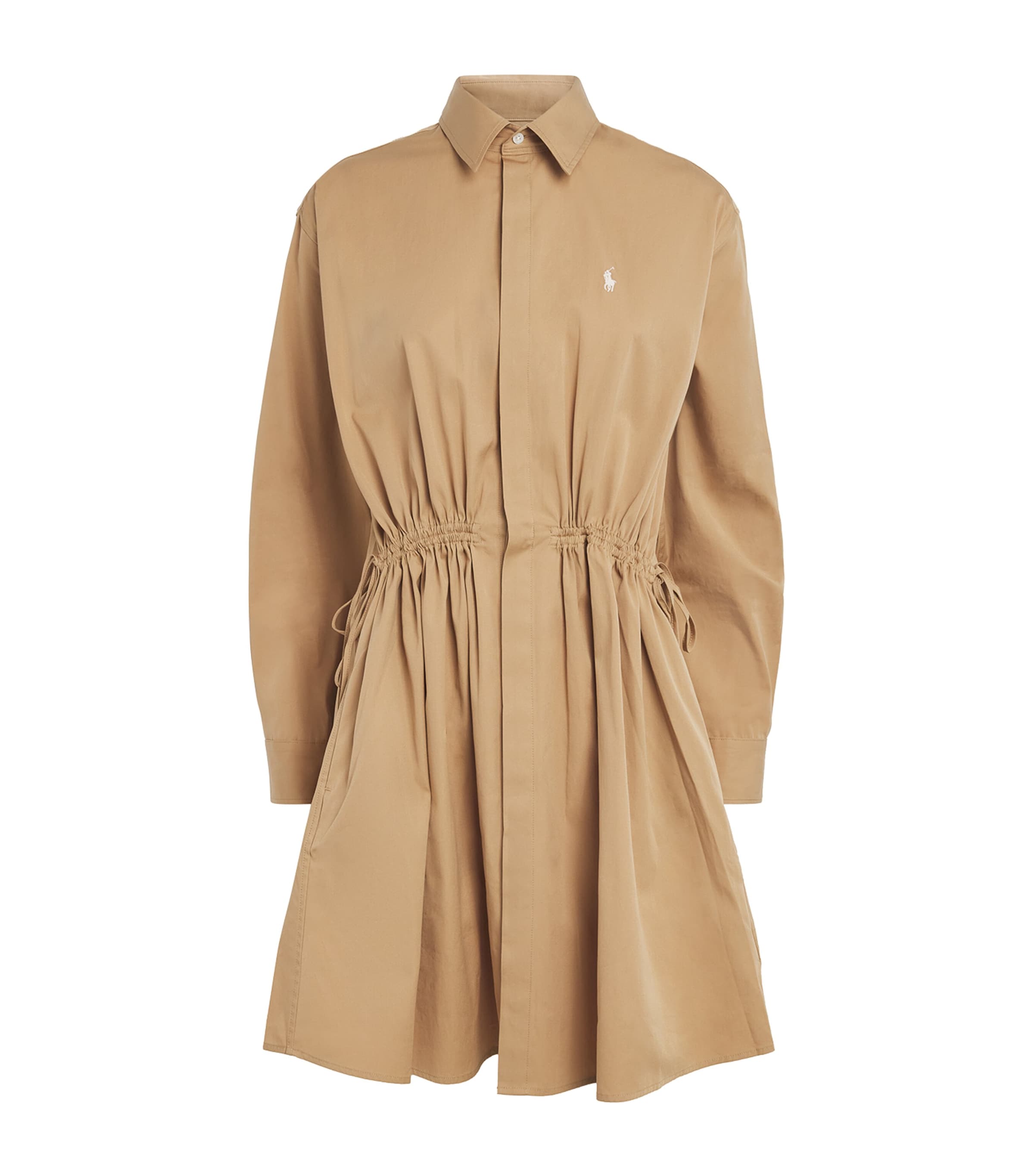 Cotton Mini Shirt Dress
