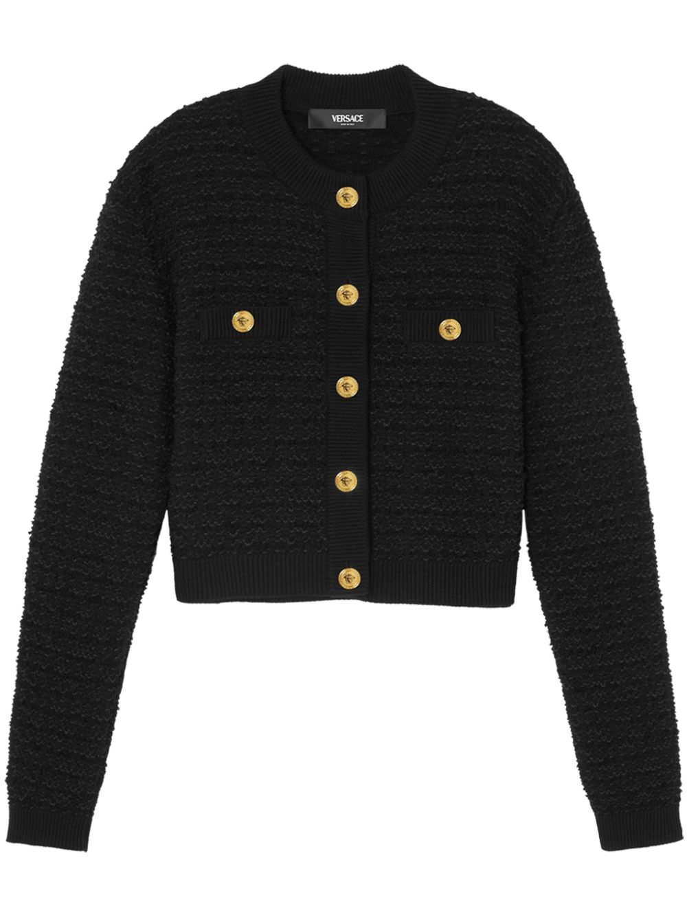 Tweed bouclé jacket - Black