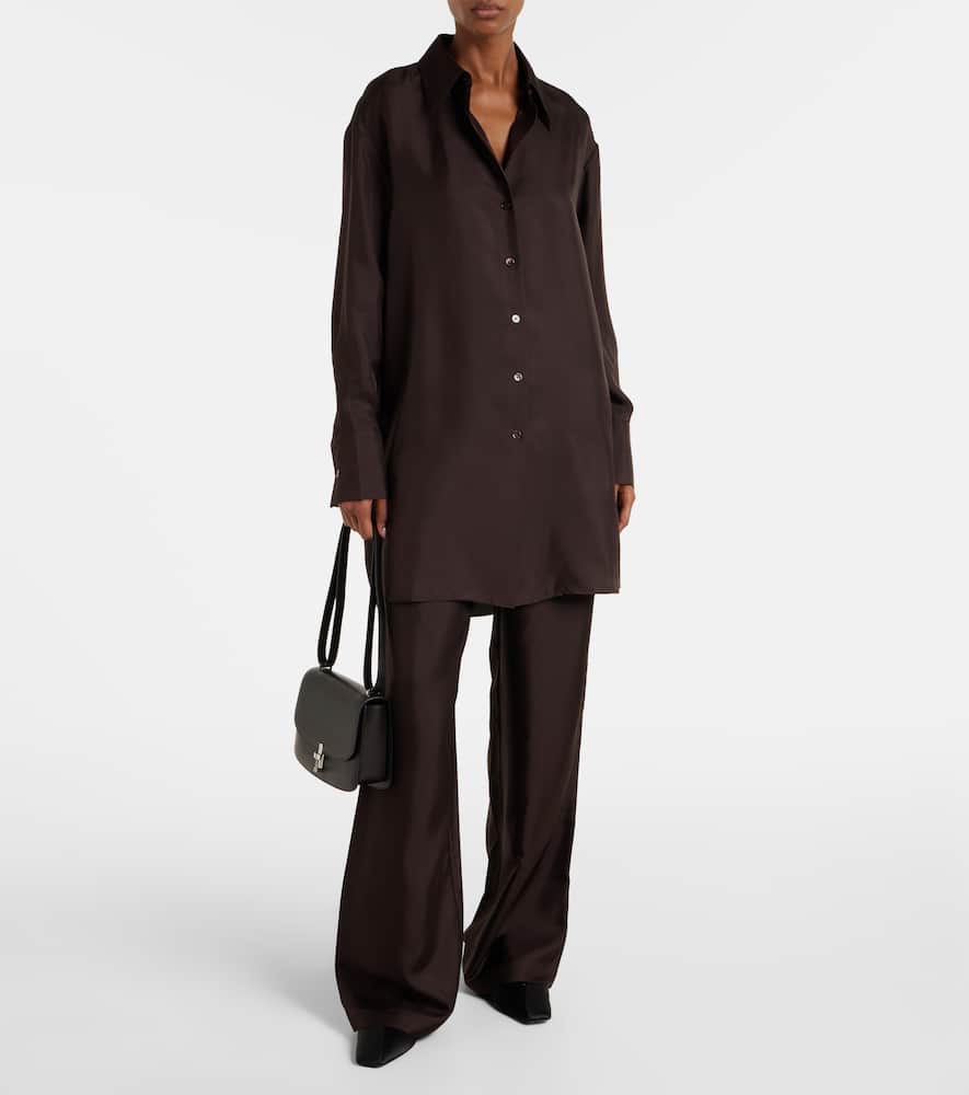 Róhe Oversized silk shirt