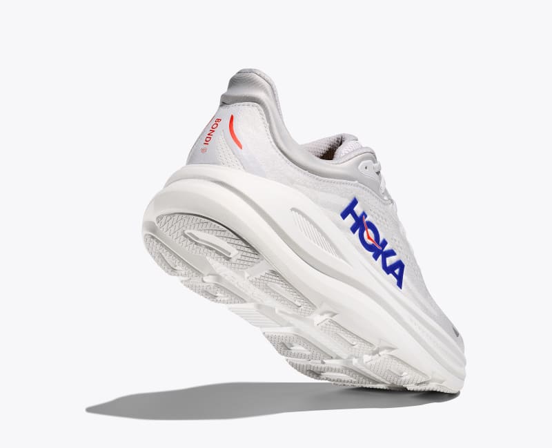HOKA Men's Bondi 9 Shoes in Cosmic Grey/Ultramarine